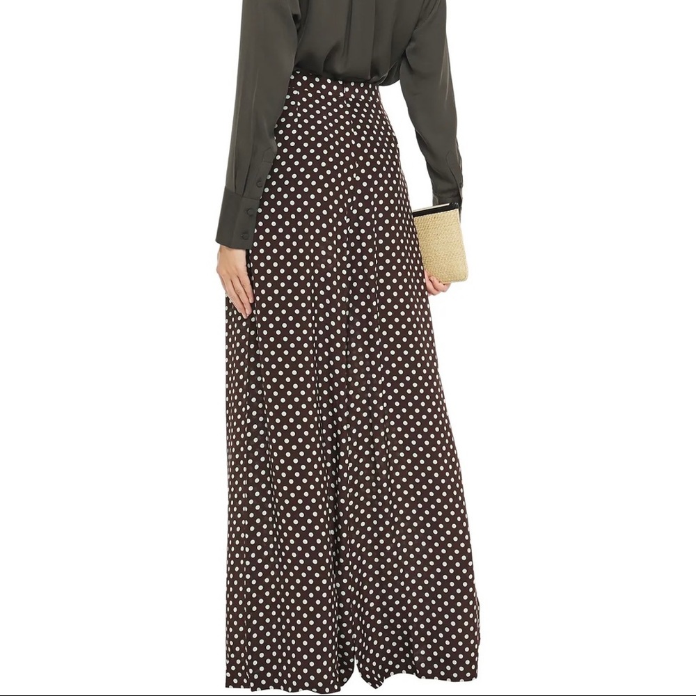 Brand new, never worn! Zimmmermann high waisted polka dot silk wide leg pants.